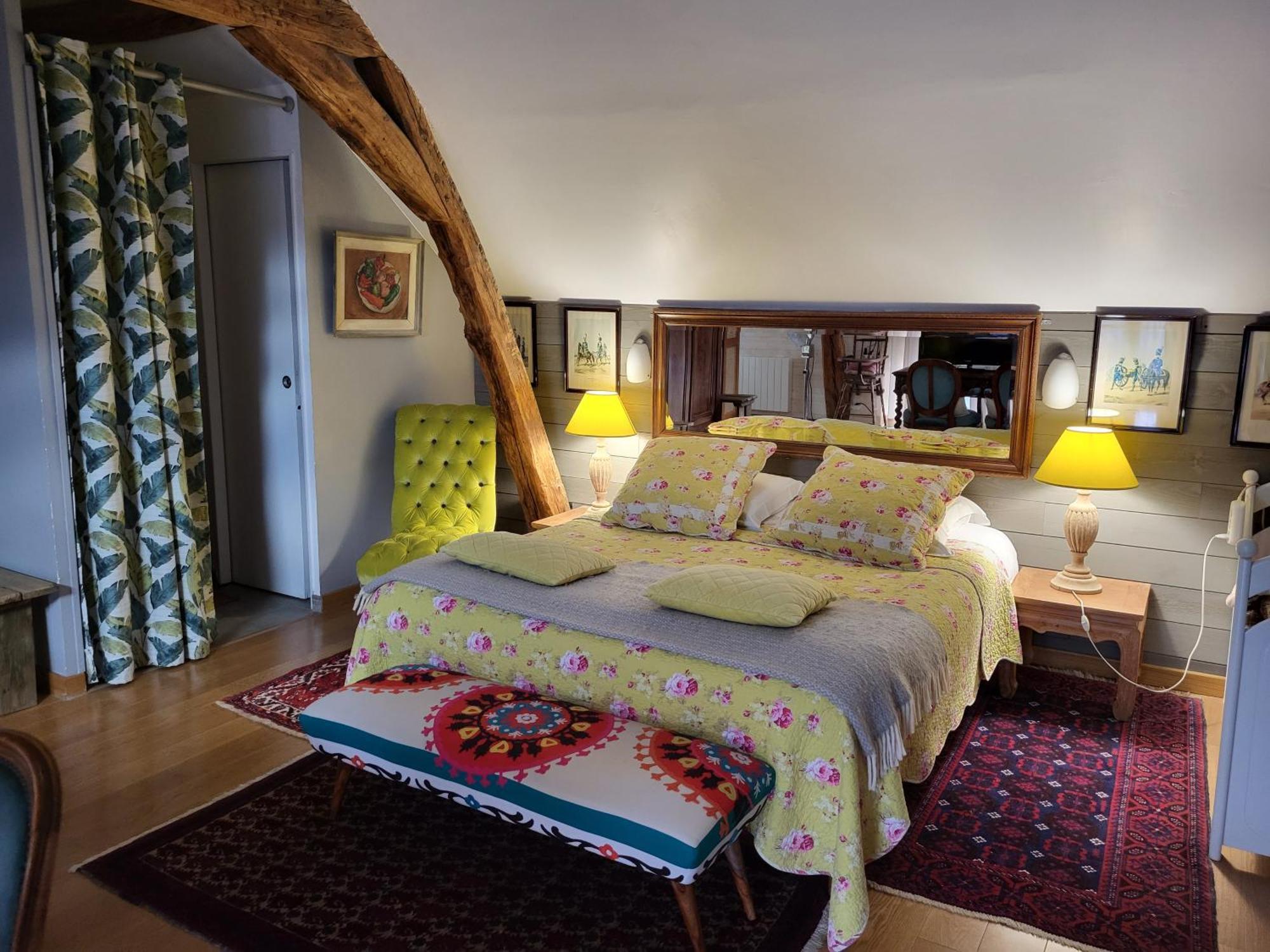 Les Glycines Bed & Breakfast Ury Luaran gambar