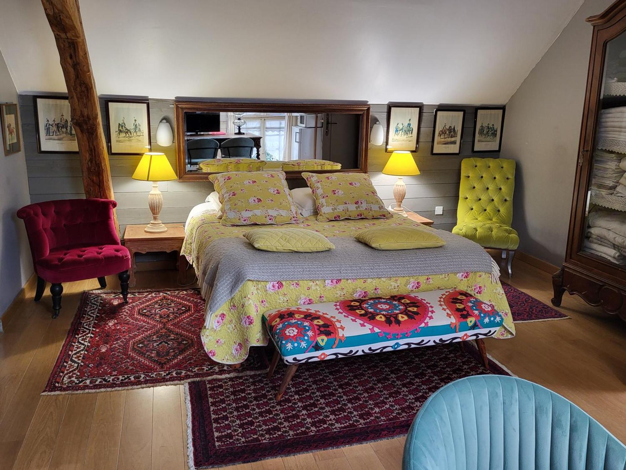 Les Glycines Bed & Breakfast Ury Luaran gambar